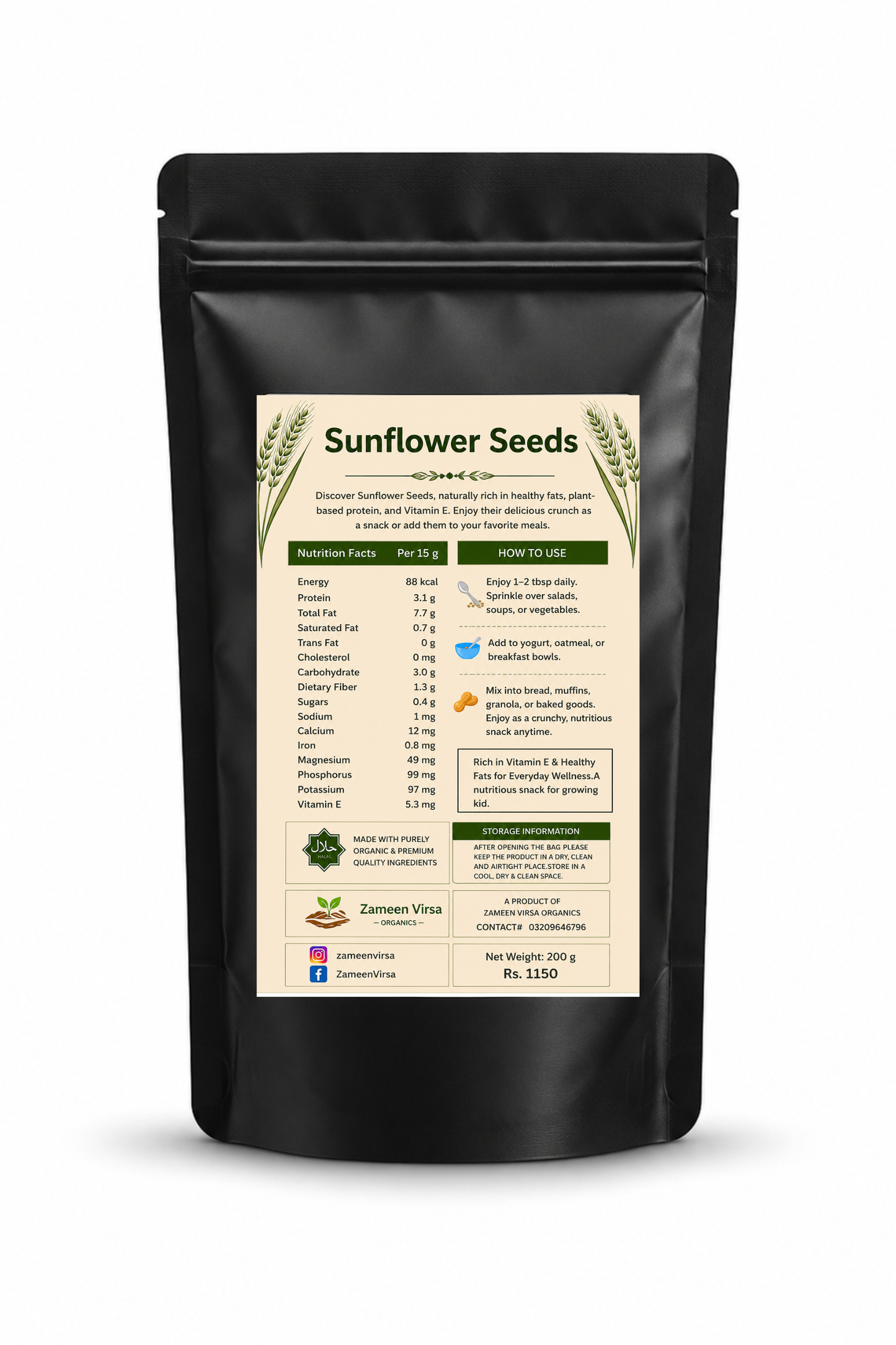Premium Sunflower Seeds