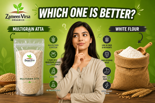 Difference Between Multigrain Atta vs. White Flour: Which Is Better for Pakistani Families?