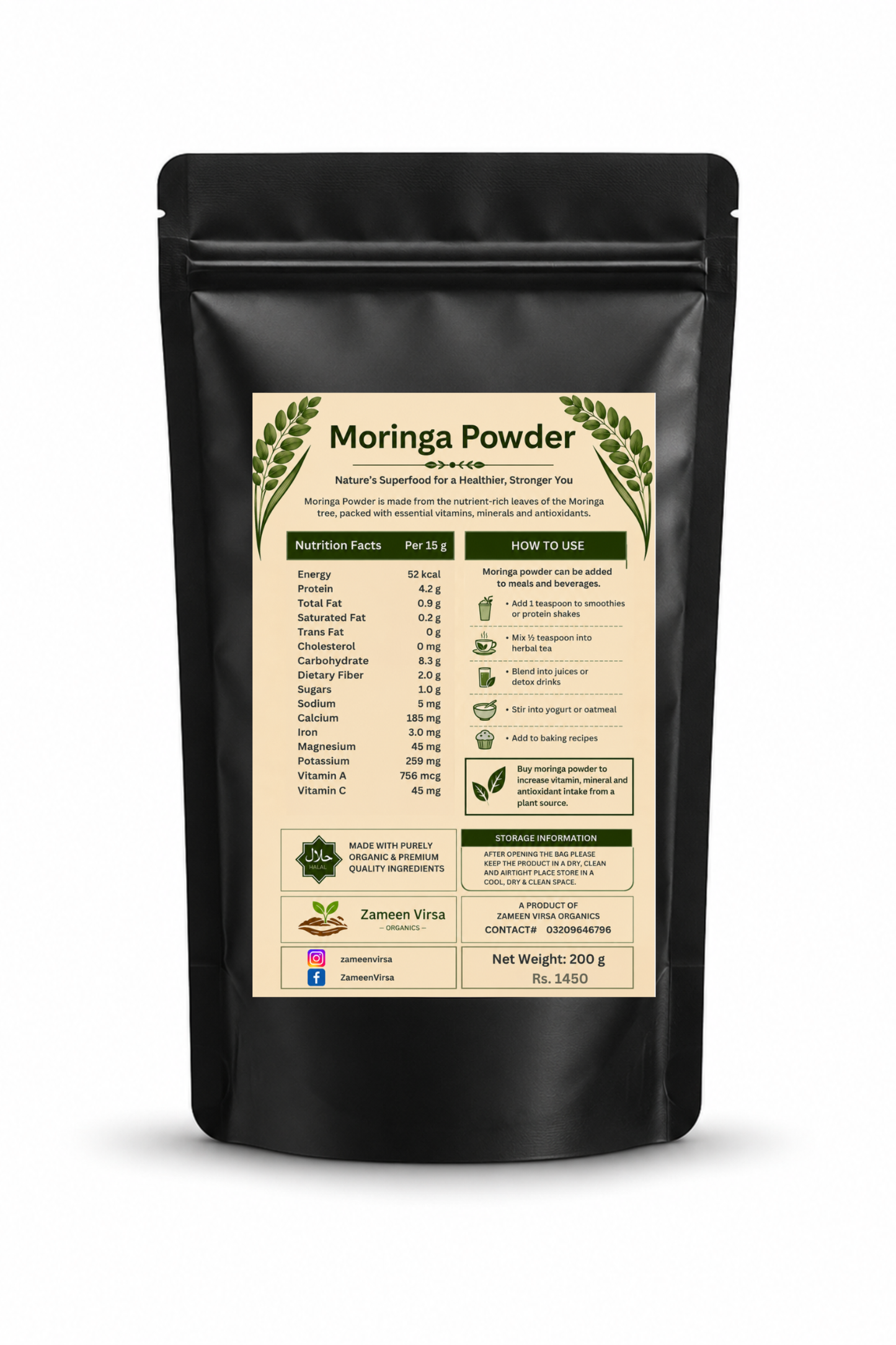 Moringa Leaf Powder